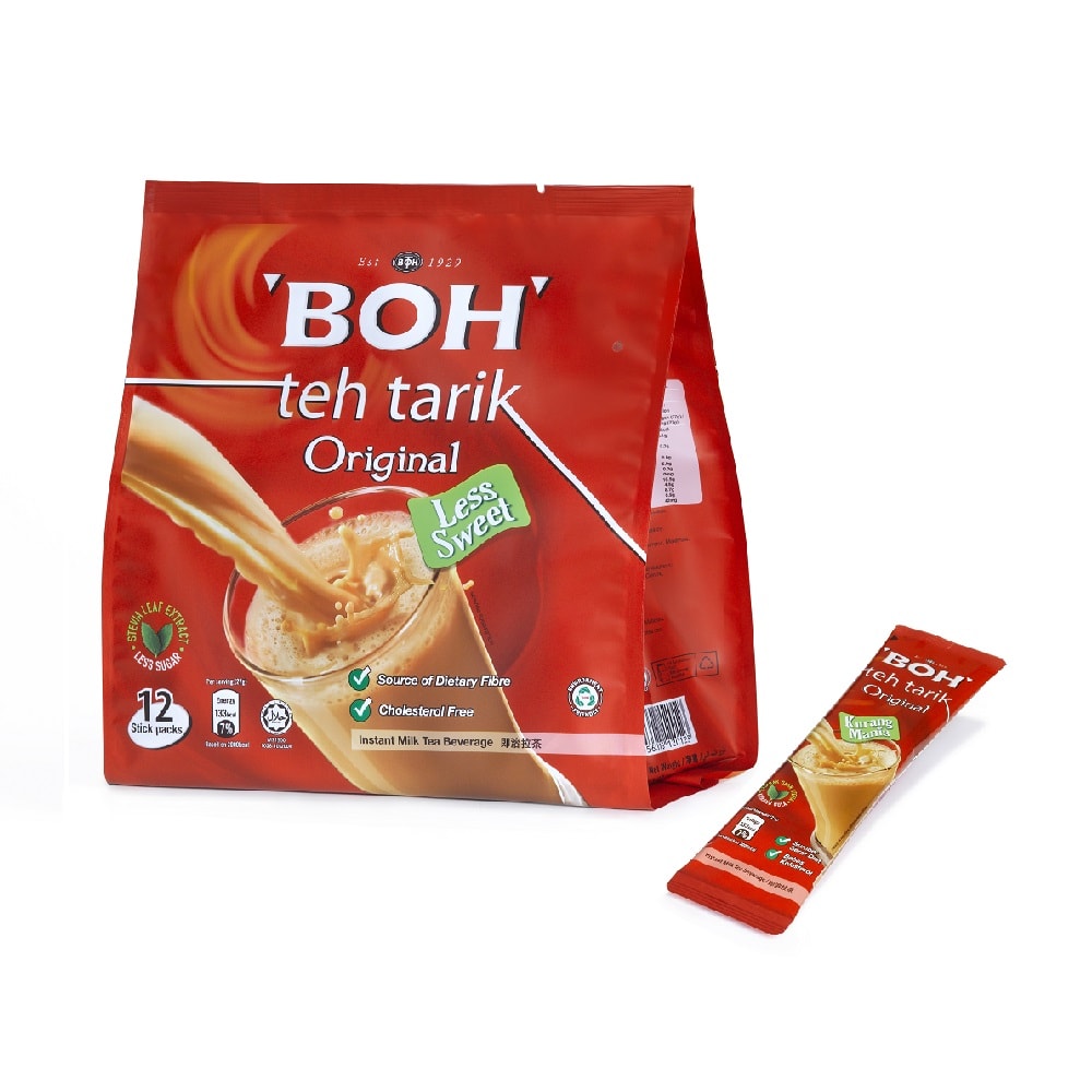 BOH Teh Tarik Kurang Manis Original with Stick Pack