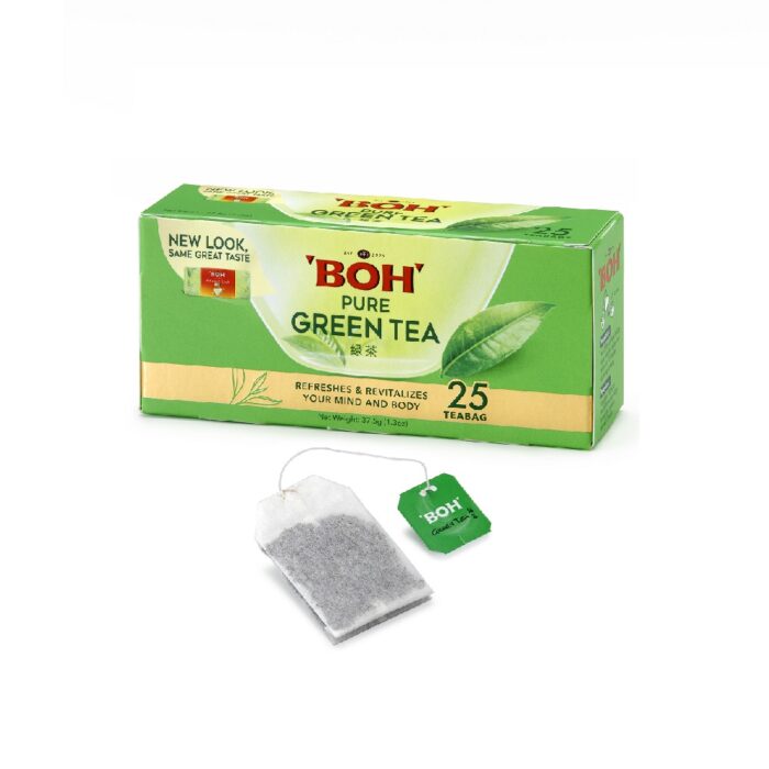 Pure Green Tea 25 Teabags with Sachet